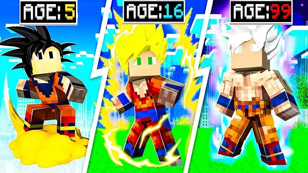 Goku Addon (1.20, 1.19) MCPE - Bedrock Dragon Ball Mods