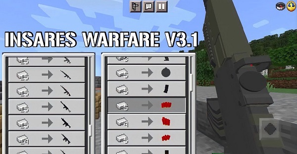 InSaRe’s Warfare Addon (1.20, 1.19) - MCPE/Bedrock - Minecraft PE & Mods