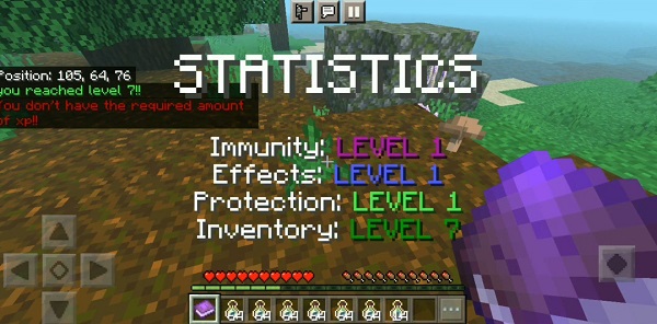 level statistics minecraft mods 1