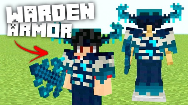 True Warden Armor Addon (1.20 ,1.19) MCPE/Bedrock - Minecraft PE & Mods