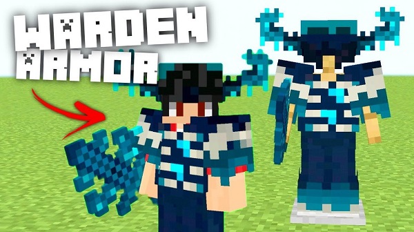 True Warden Armor Addon 120 119 Minecraft Pebedrock Mods 