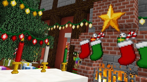 Christmas Festivity Addon (1.20, 1.19) - Minecraft PE Christmas Furniture, Decorations Mods