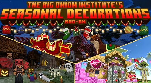 TBOI's Seasonal Decorations Addon (1.20) - (Christmas, Halloween, and more) Minecraft PE & Mods