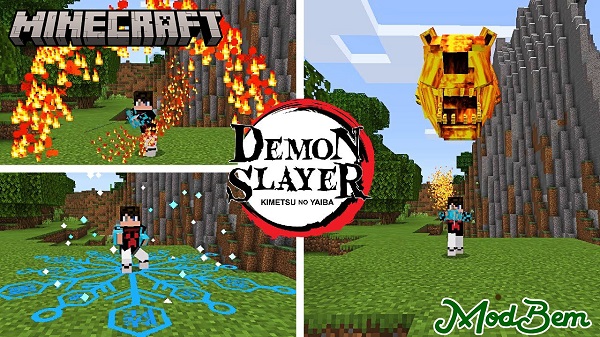 Demon Slayer Addon 1.20 - Minecraft PE/Bedrock Mods