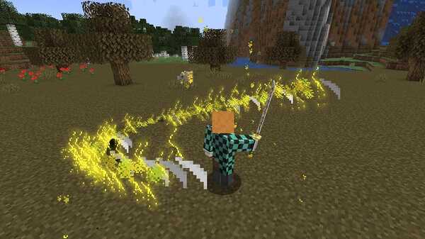 Download Zenitsu Demon Slayer Mod MCPE android on PC