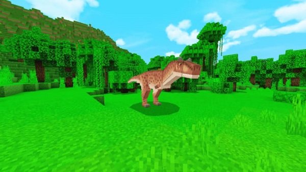 dinosaur addon for minecraft pe