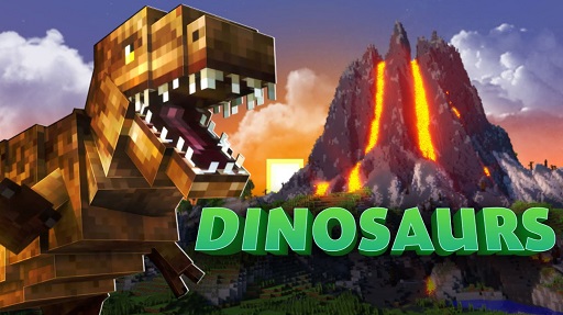 Dinosaur Addon 1.20 - Minecraft PE/Bedrock Mods