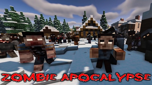 Frozen Zombie Apocalypse Addon 1.20 - Minecraft PE/Bedrock Mods