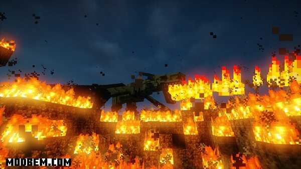 ice and fire addon bedrock