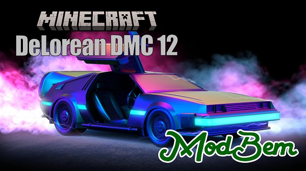DeLorean DMC 12 Remastered Addon 1.20 - Minecraft PE/Bedrock Mods