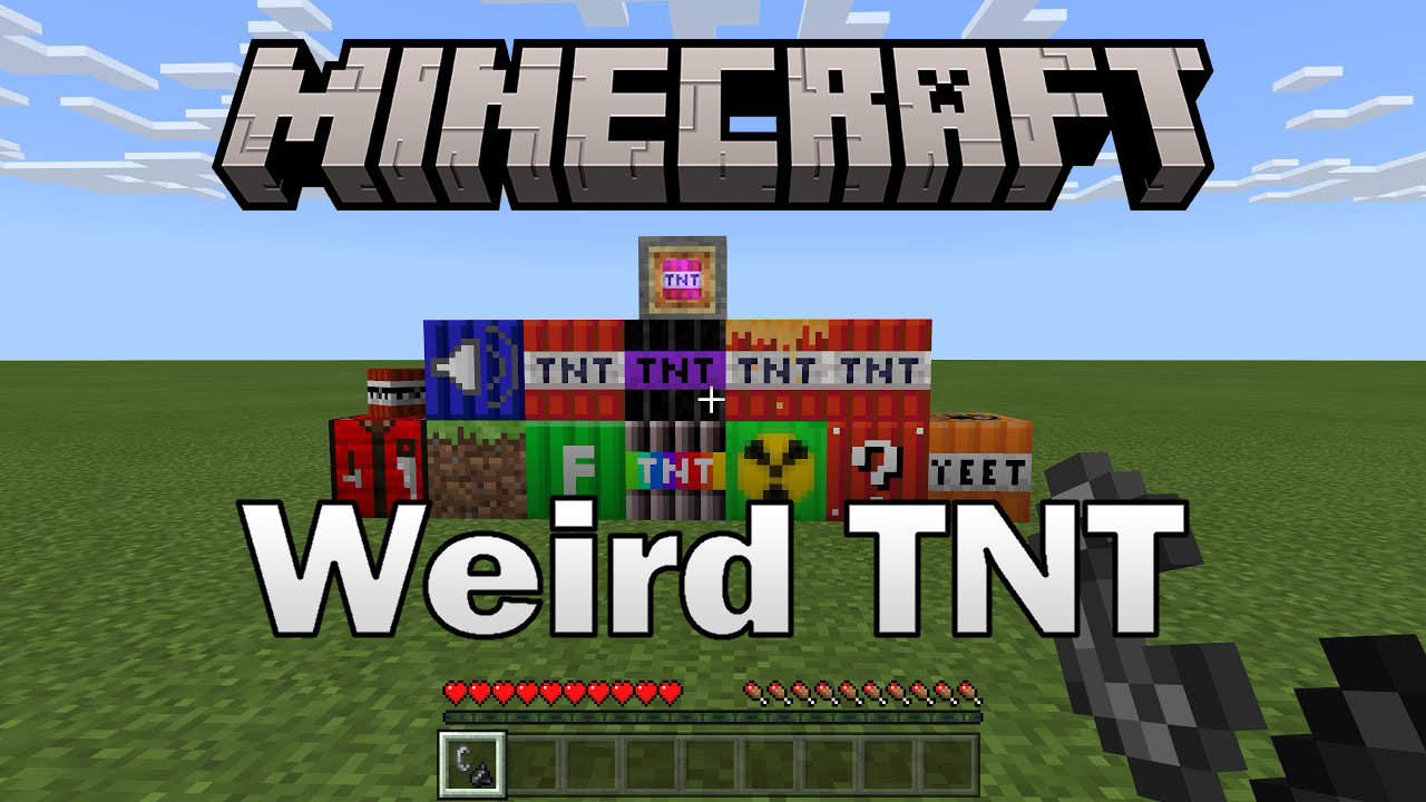 Weird TNT Addon 1.20 - Minecraft PE/Bedrock Mods