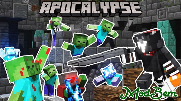 Zombie Apocalypse v2 Add-On!!! for MCPE/Win10 0.16.0/0.17.0