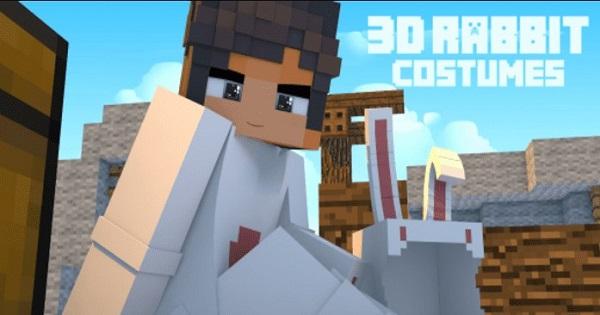 3D Rabbit Costumes Addon 1.20 - Minecraft PE/Bedrock Mods