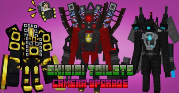 Skibidi Toilets & Titans Addon (1.20 ,1.19) MCPE/Berock - Minecraft PE & Mods