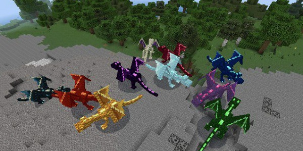 Alylica’s Dragons Addon mcpe