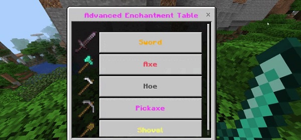 system enchantments addon mcpe bedrock