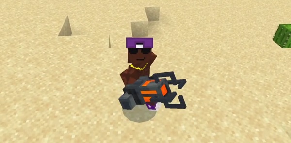 Gravity Guns 3D Addon minecraft pe