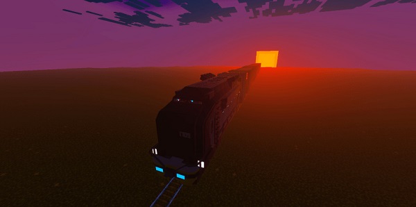Futuristic Freight Train minecraft